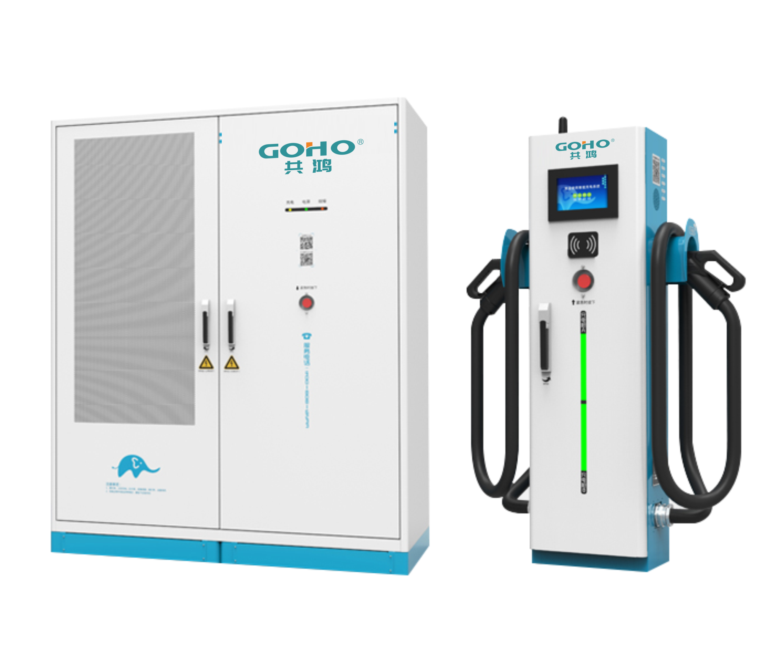 GOHO flexible DC charging stack intelligent power sharing system