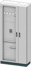 SIBOARD 800 low voltage distribution board &mdash; floor-standing enclosure for the highest rating of the series